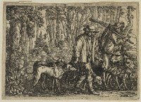 TvB G 4428
<br/>
Jagers met aangelijnde jachthonden
<br/>
<em>Umbach, Jonas (1642-1693)</em>